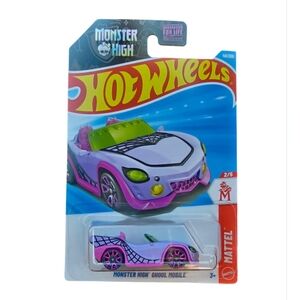 Hot Wheels Monster High Car - Purple and Green